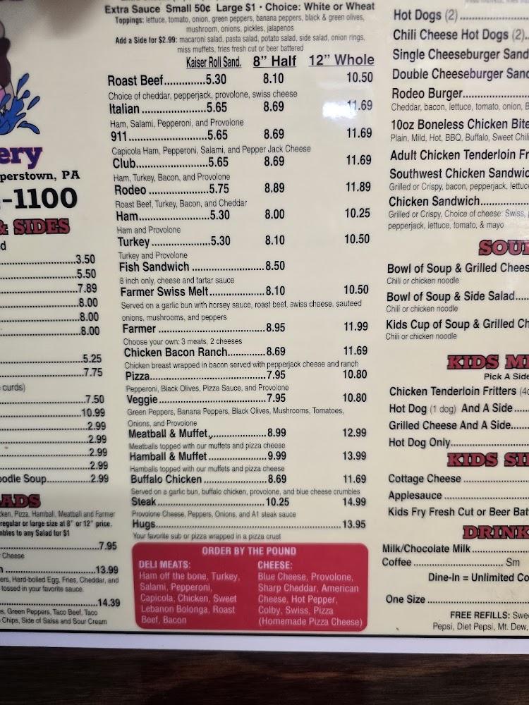 Farmer In The Dell Creamery Menu image 3